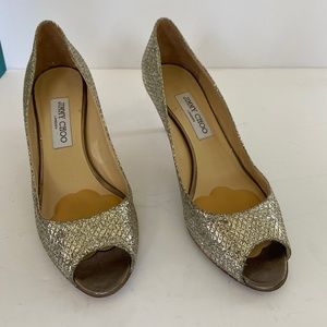 Jimmy Choo Isabel Open Toe Heels